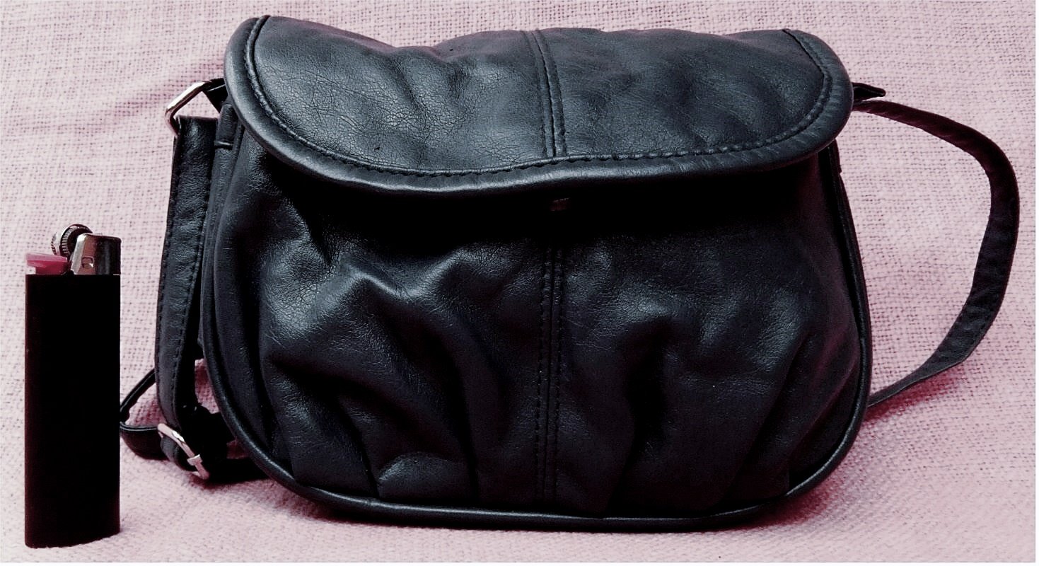 kleine Damen-Handtasche von Newbags - Außen Polyurethan - In blau 