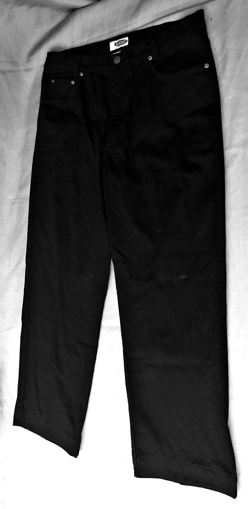 Eine glatte Hose von Stooker - Größe 36 - schwarz wie die Nacht