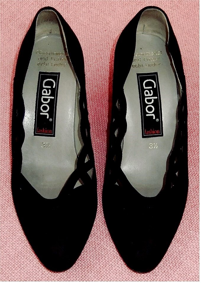 Pumps von Gabor - Obermaterial und Futter aus Leder - In matt-schwarz - Größe 3 1/2  (36)