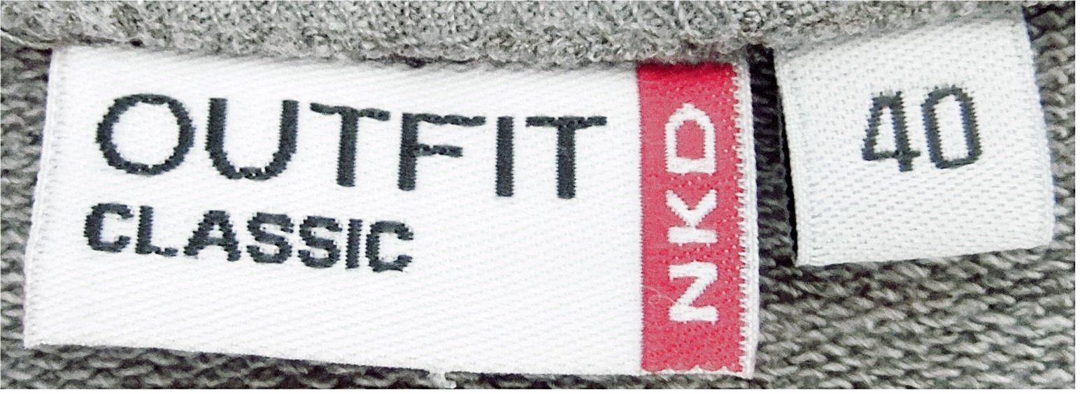 langes ärmelloses T-Shirt mit Knopfleiste - von Outfit Classic - Größe 40 - grau
