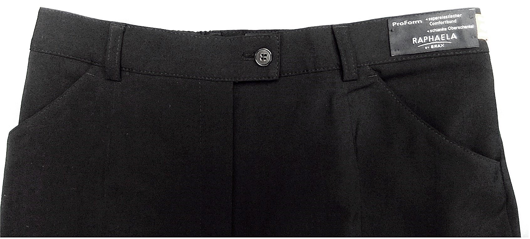 Brax Raphaela Bundfalten-Damen-Hose Proform - schwarz - Größe 40