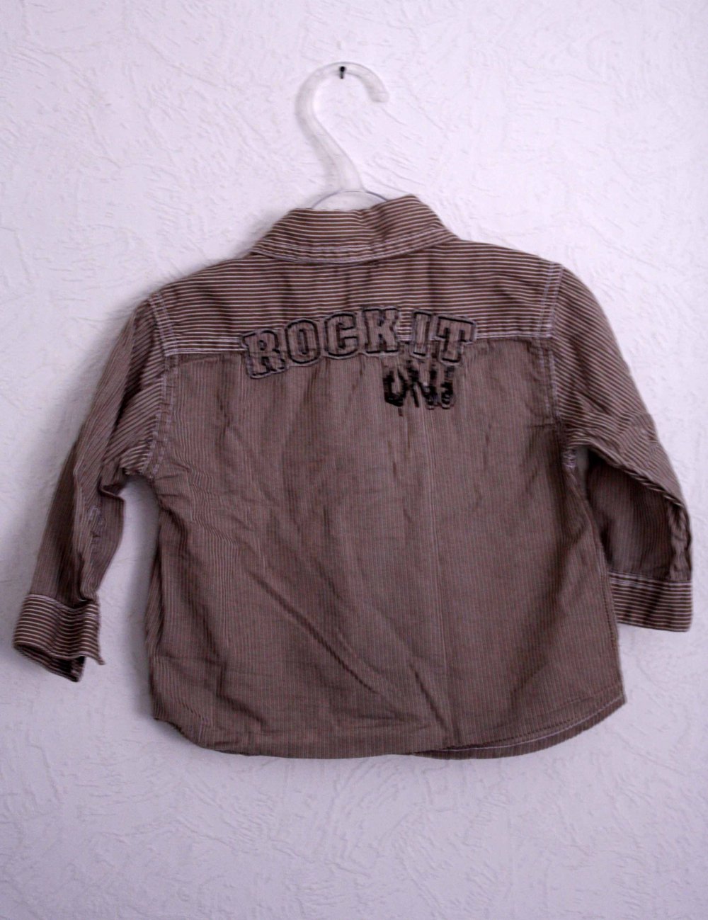 Rockiges Langarmhemd