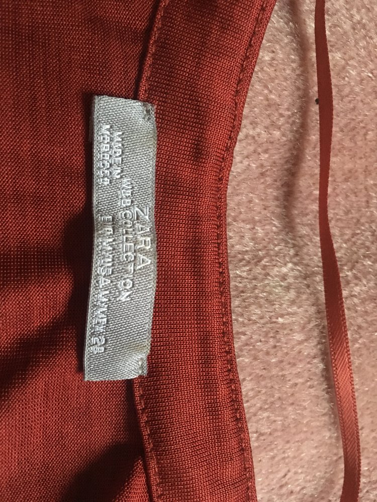 Schickes Shirt von Zara in Dunkelrot