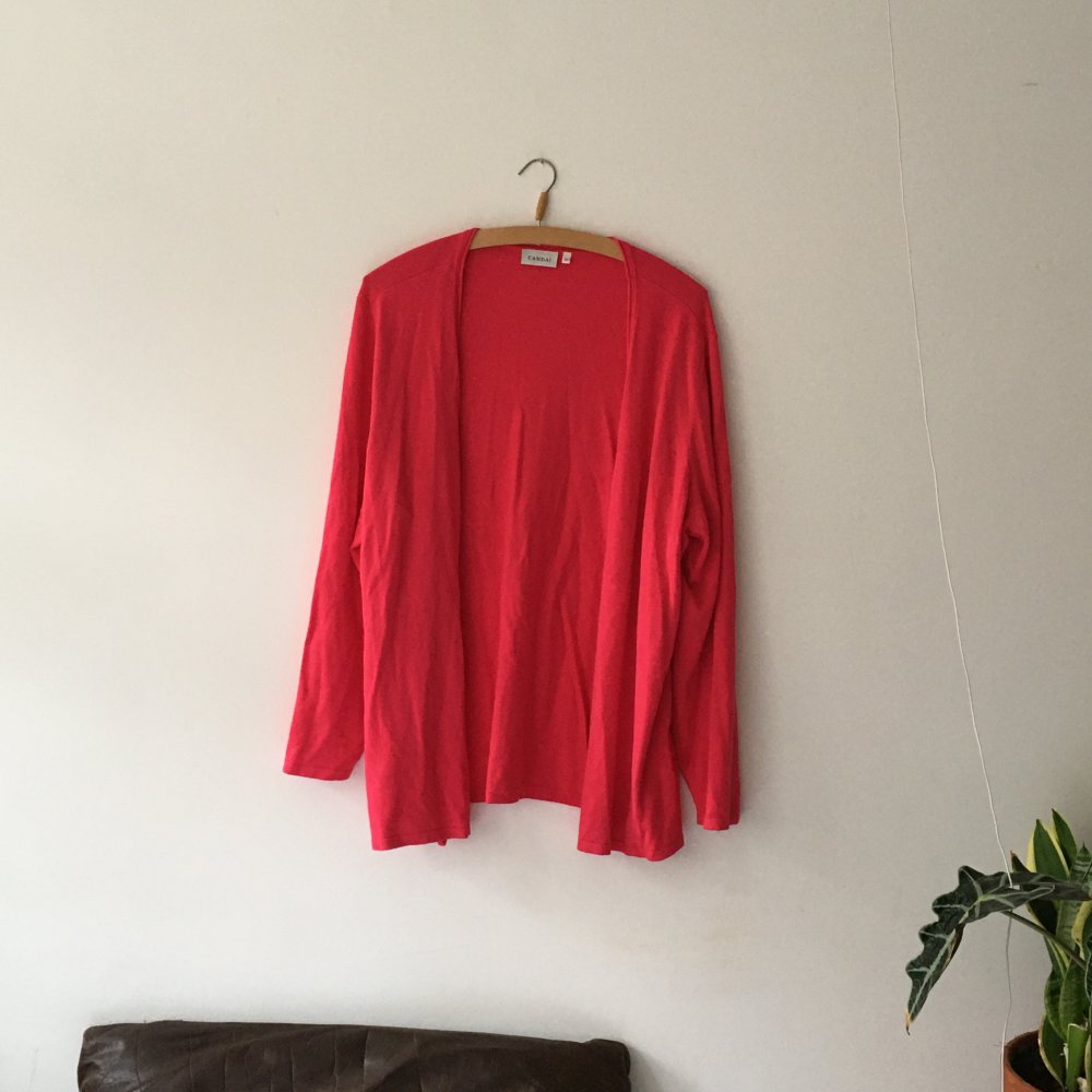 *Vintage* Oversized Feinstrickjacke in Pink