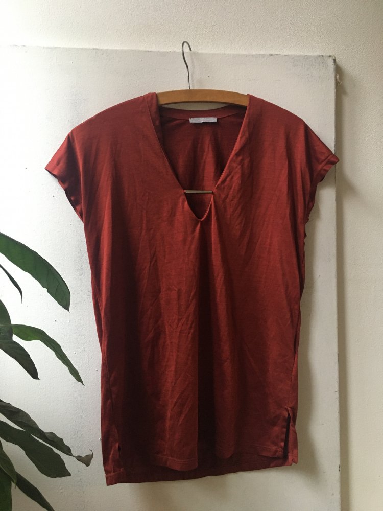 Schickes Shirt von Zara in Dunkelrot
