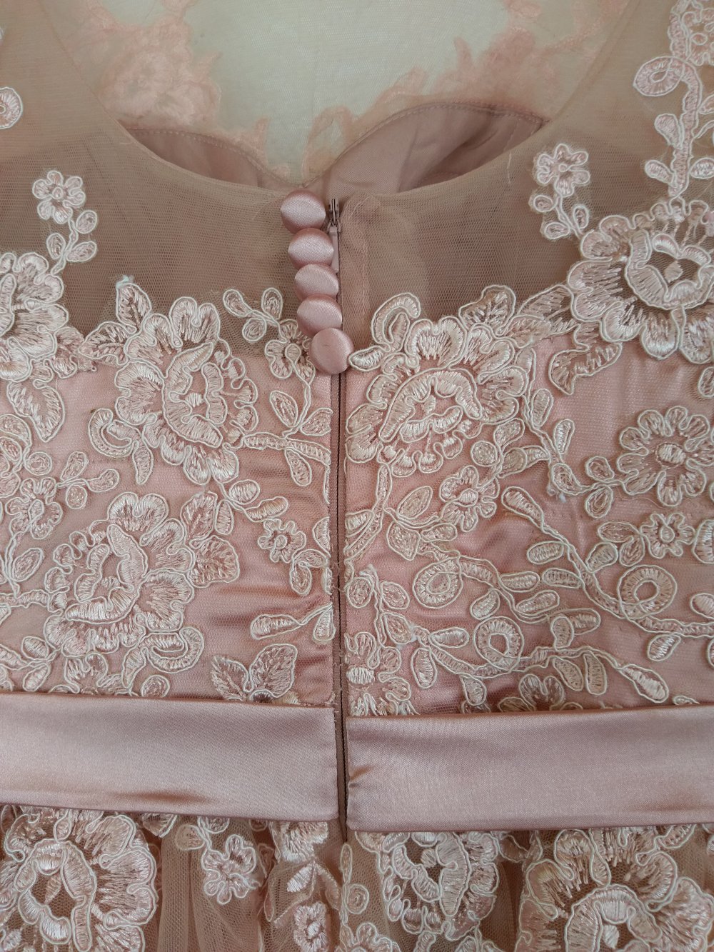 Rosafarbenes Abendkleid / Abiballkleid Größe 36