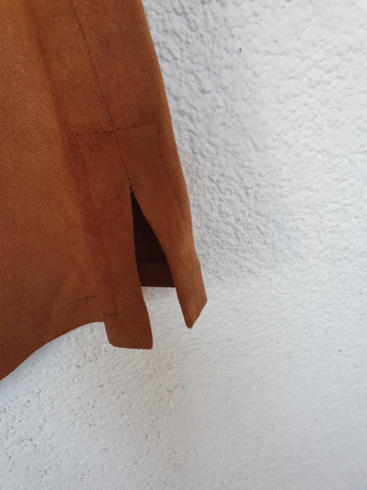 Braune Shorts/ kurze Hose Wildleder ca. Größe S