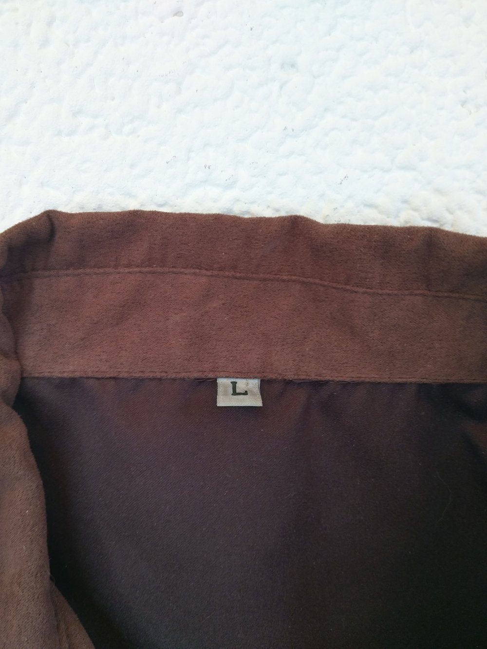 Leichte braune Jacke Größe L