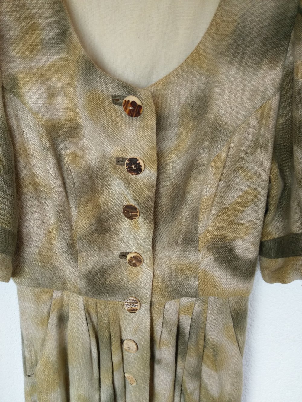 Kleid aus Leinen/ Leinenkleid von Thalbauer Größe 40