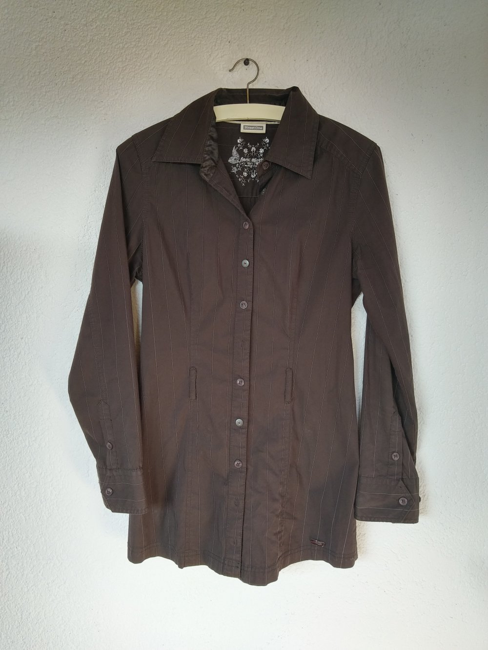 Braune Bluse von Street One Größe 38