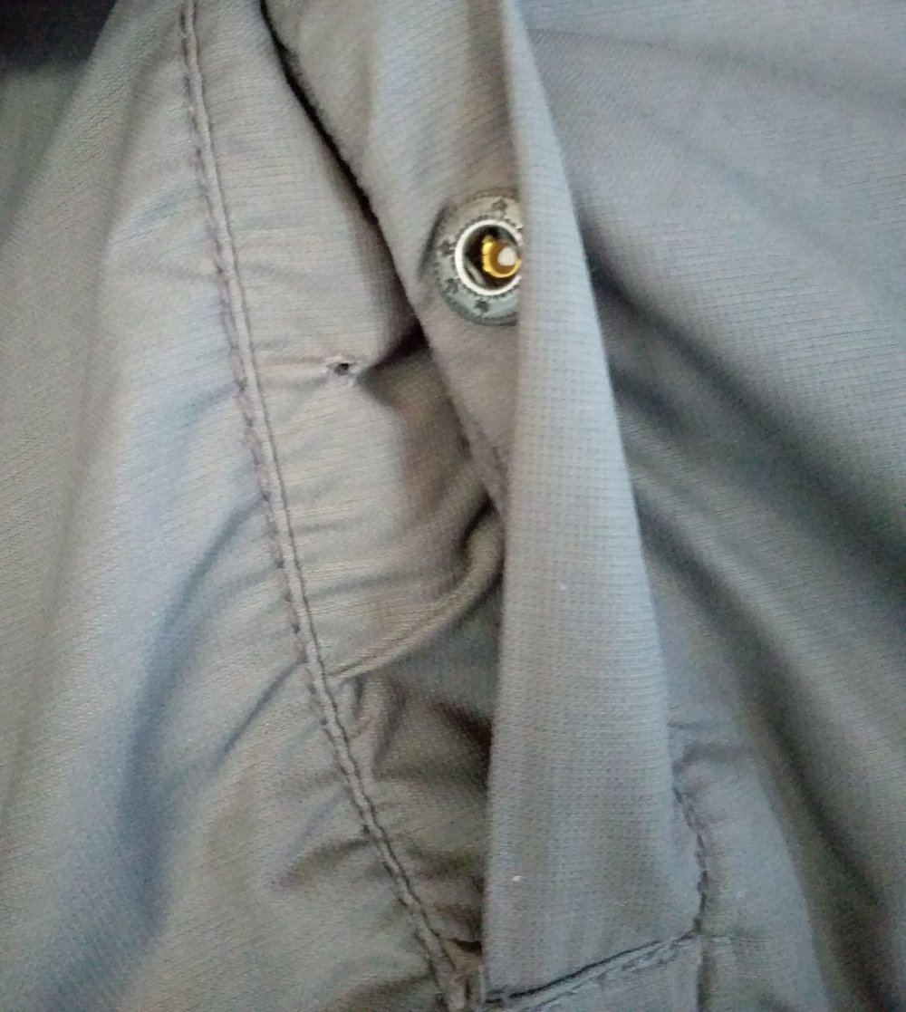 Schwarz - graue Winterjacke