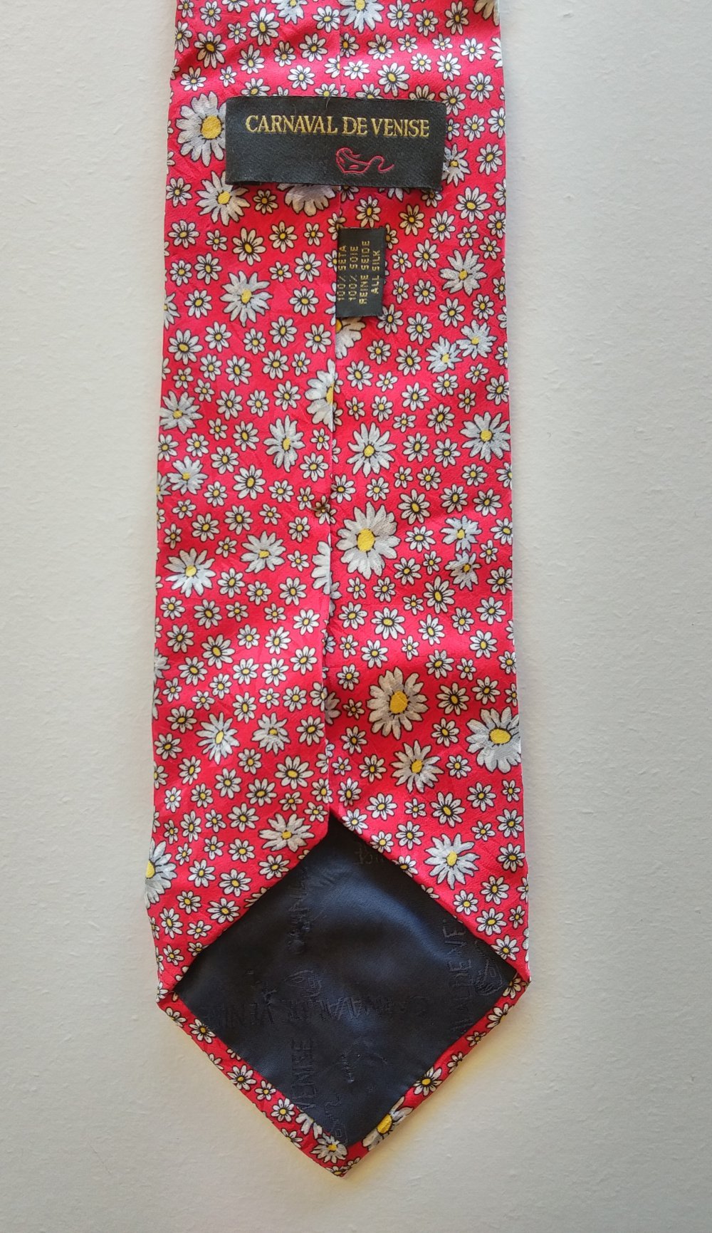 Krawatte von Carnaval de Venice (144cm Länge) - 100% Seide