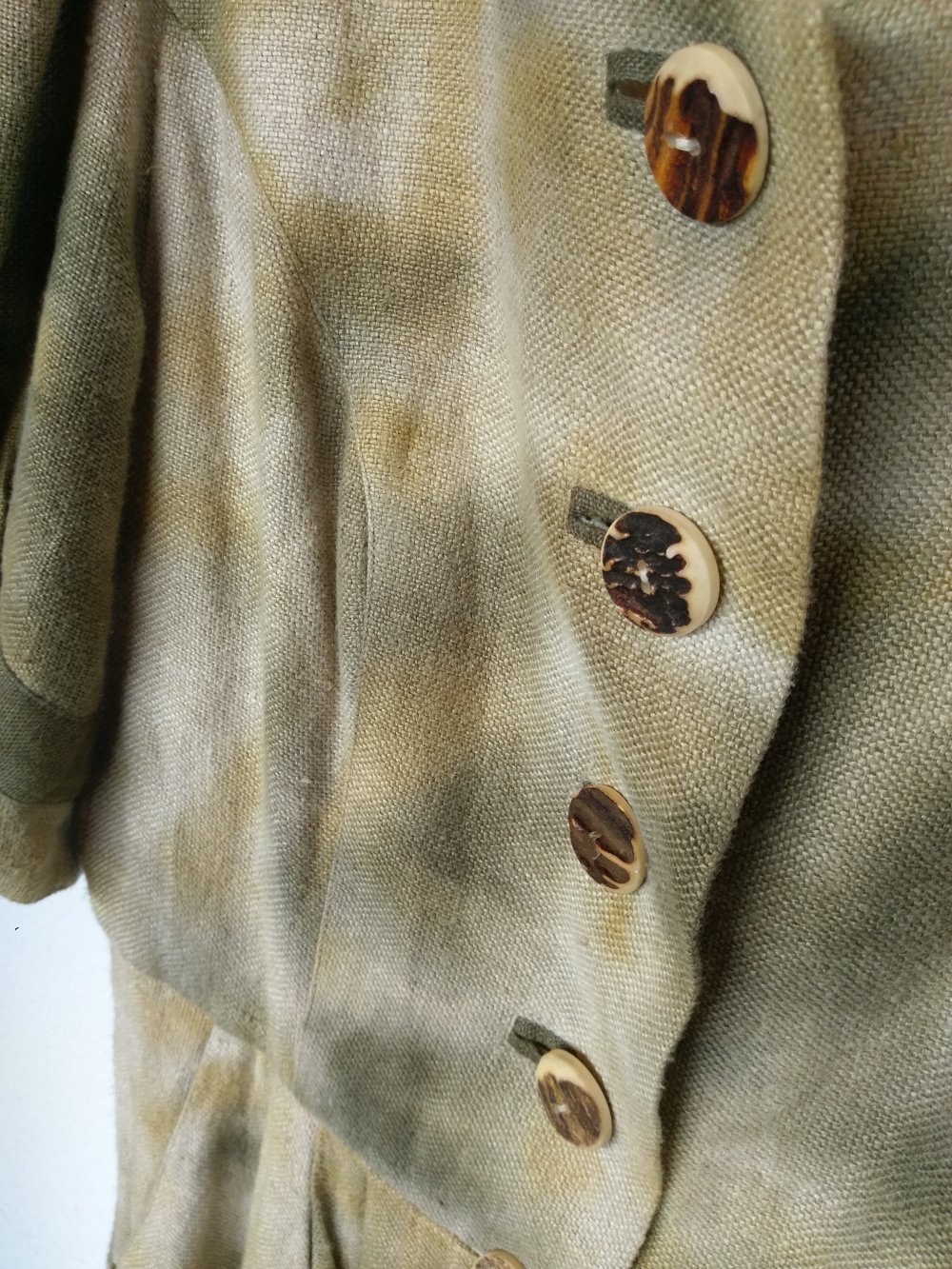 Kleid aus Leinen/ Leinenkleid von Thalbauer Größe 40