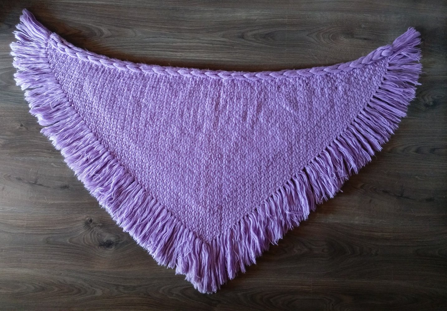 Fliederfarbene/ lila Vintage-Stoa