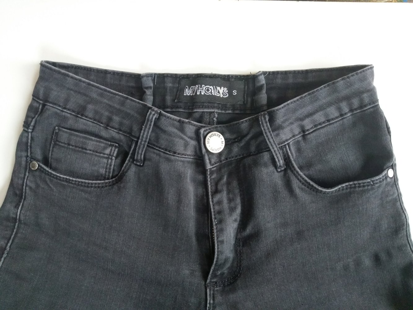 Schwarze Jeans/ Skinn Jeans von My Hailys Größe S
