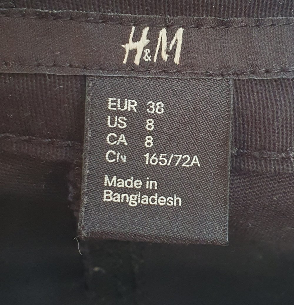 Schwarze Shorts von H&M Größe 38