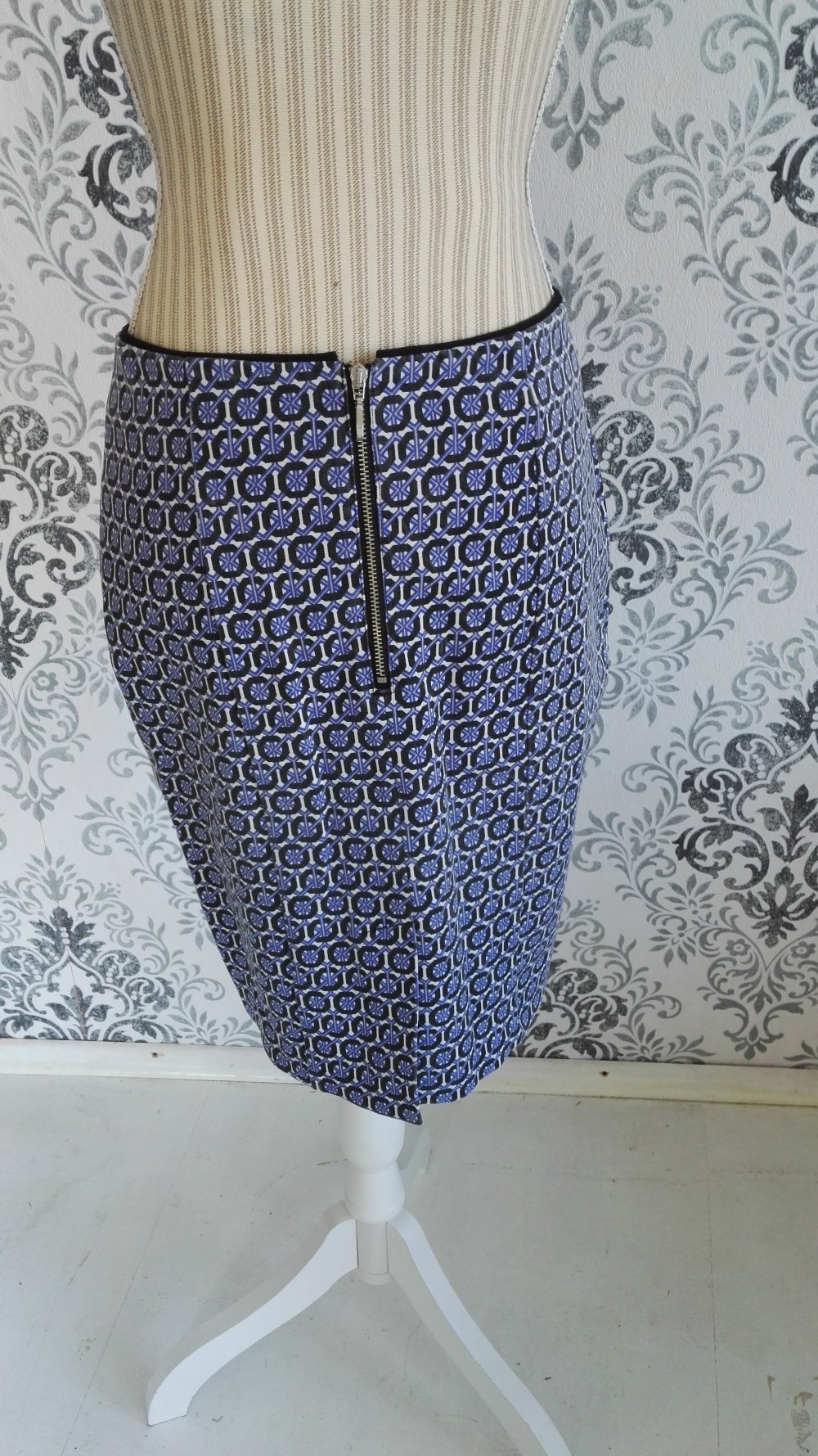 Rock Businessrock Knierock Vintagemuster Gr. 36