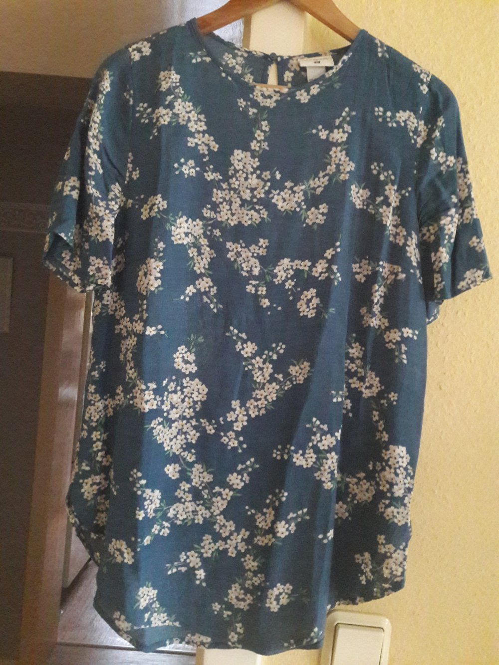 Bluse blau weiss von H&M 