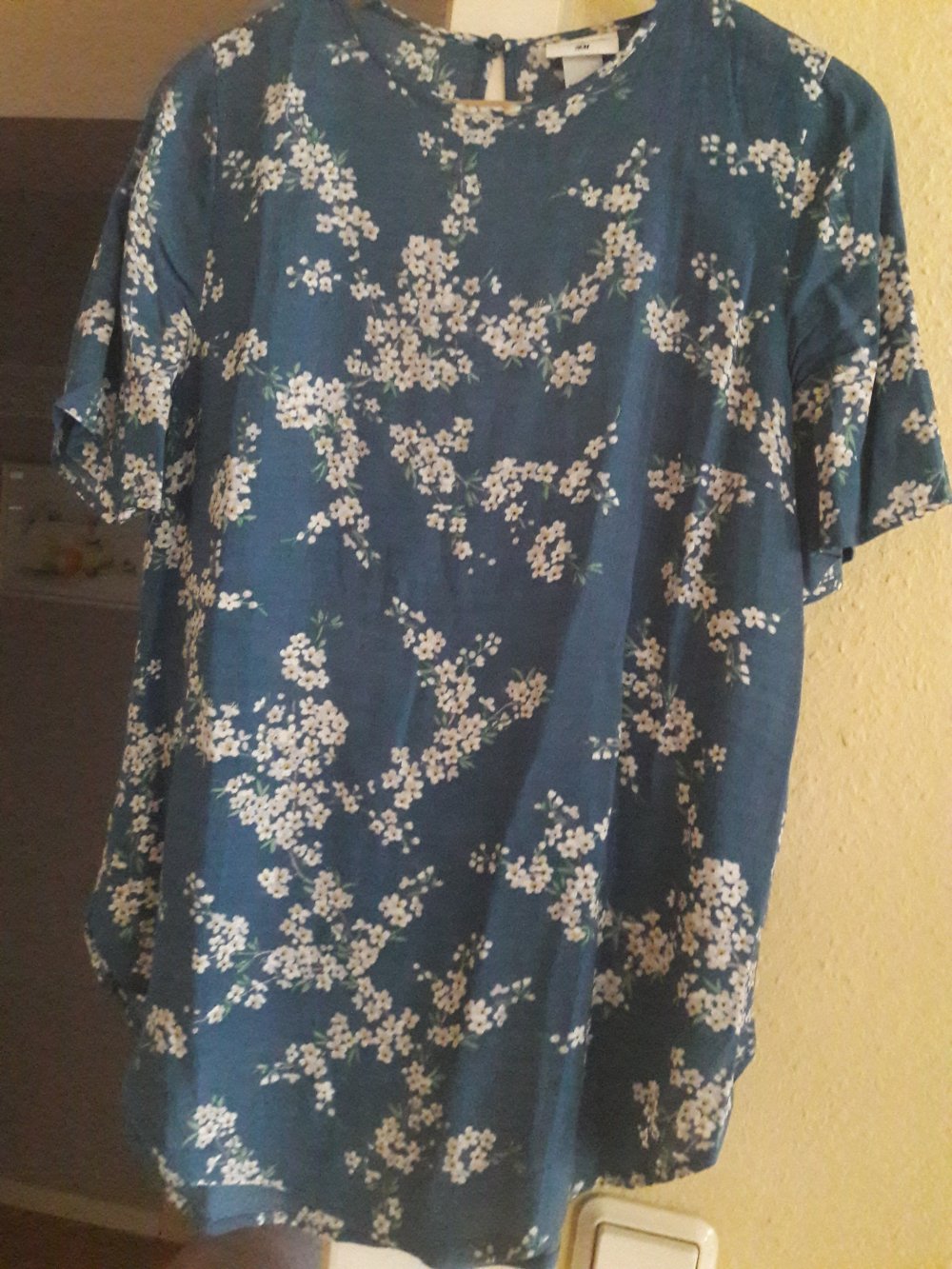 Bluse blau weiss von H&M 