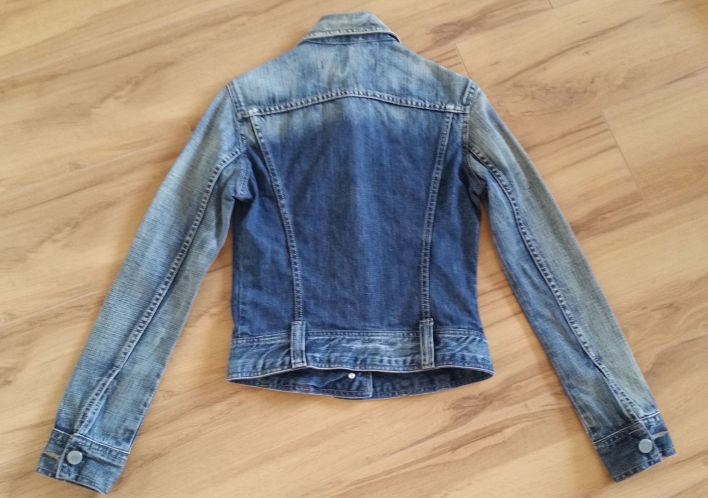 Jeans Jacke Zara TRF figurbetont Gr. M 