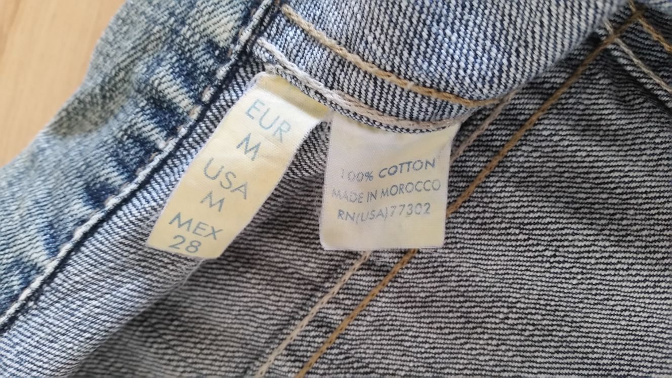 Jeans Jacke Zara TRF figurbetont Gr. M 