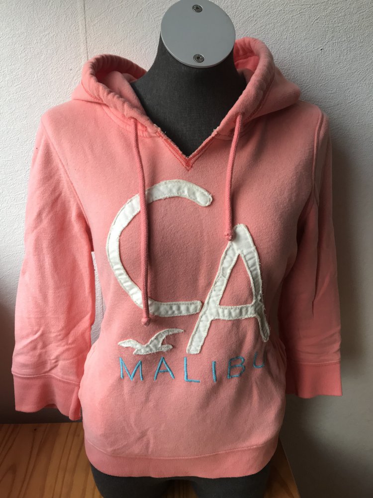 Peachfarbener Hollister Hoodie