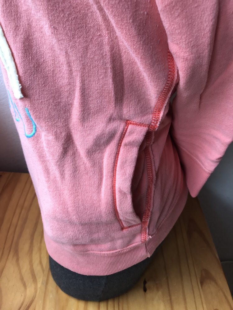 Peachfarbener Hollister Hoodie