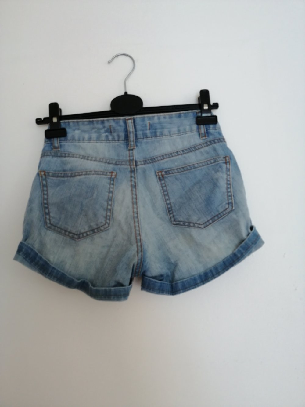 Blaue Jeansshorts von Zara mid waist