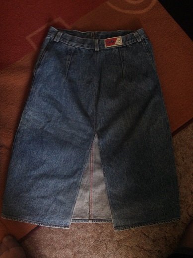True Vintage Lucky Damen Jeans Rock blauer Denim Gr. 36