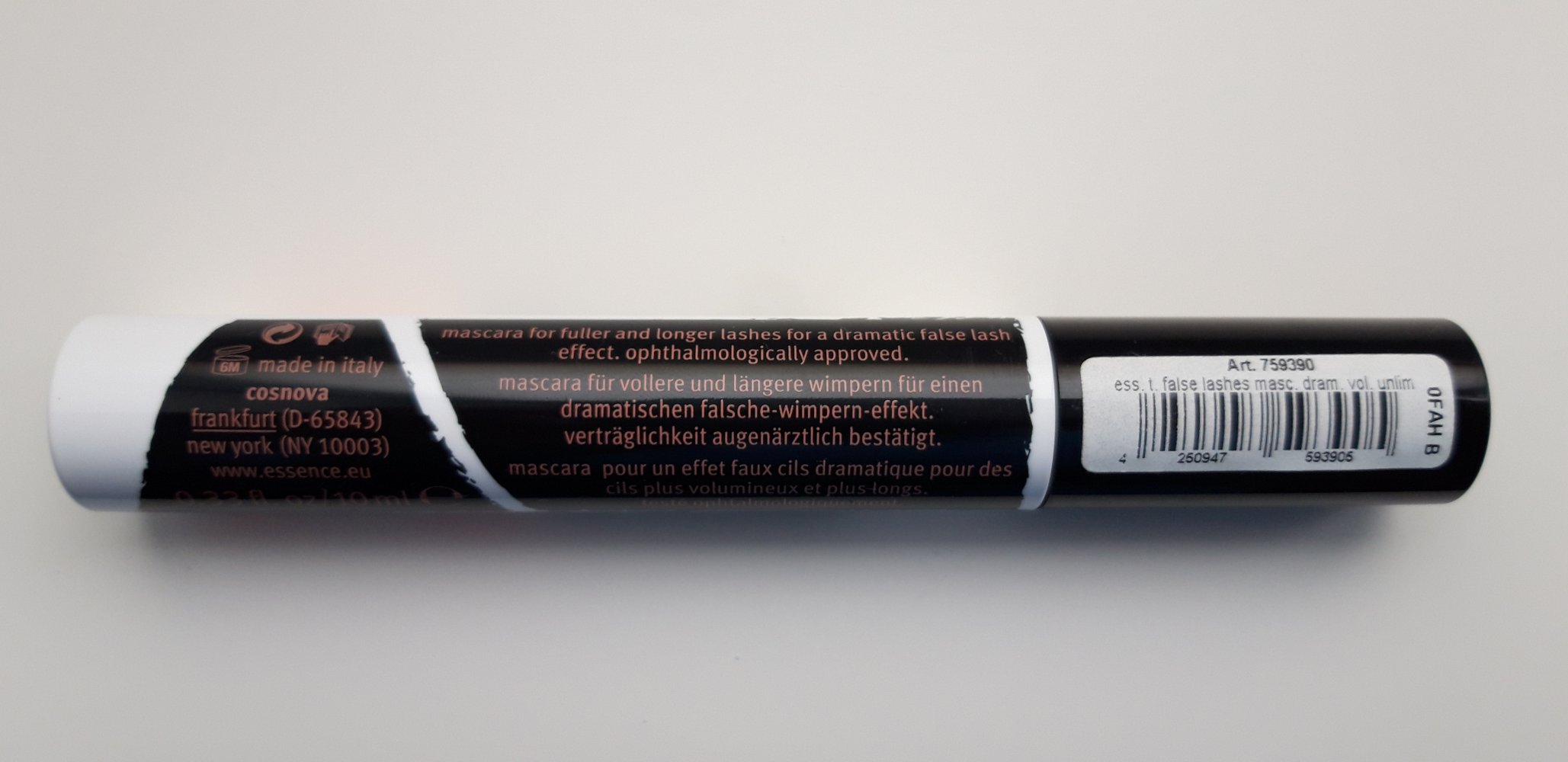 THE FALSE LASHES MASCARA DRAMATIC VOLUME UNLIMITED