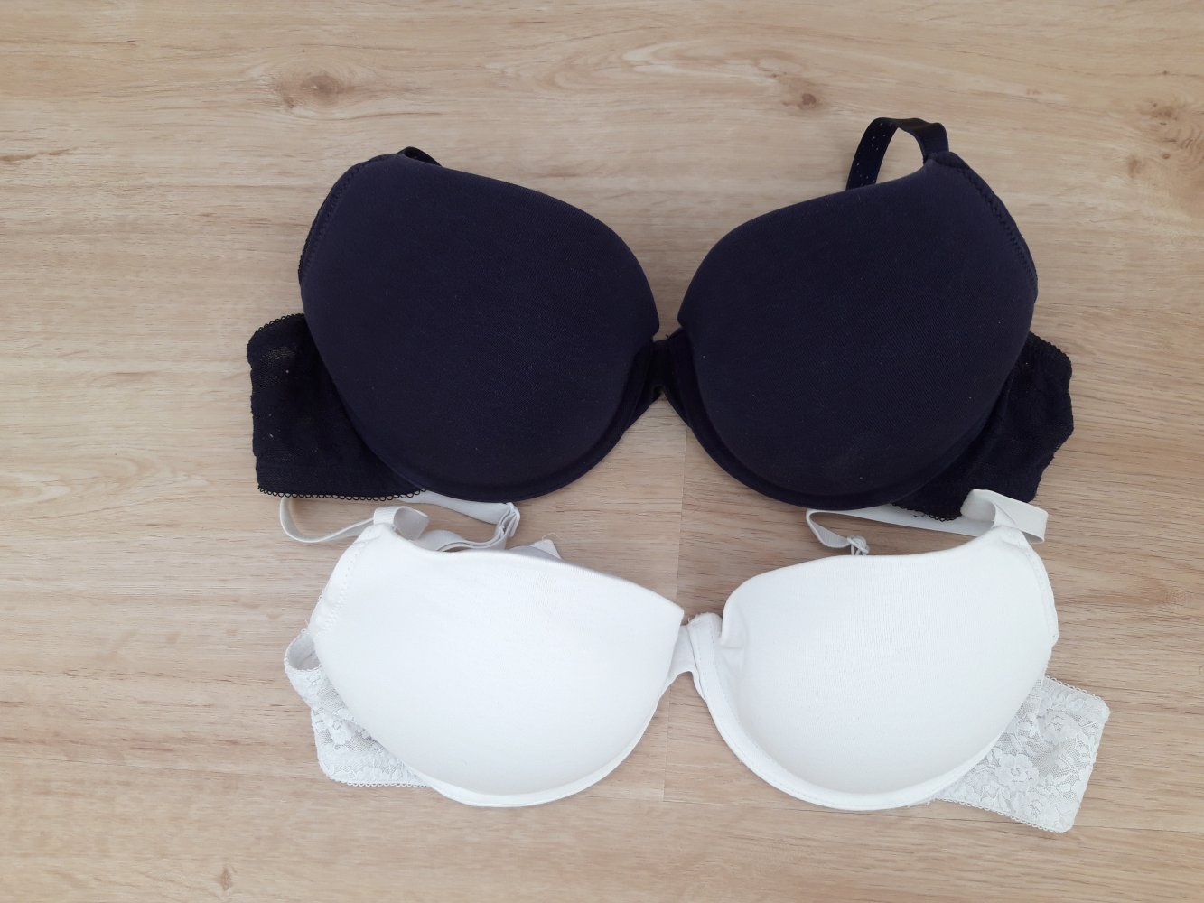 2er-Pack Push-Up-BHs mit Bügel 80 C