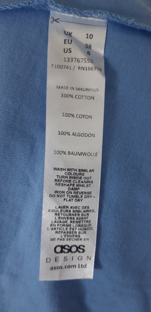 Midaxi-T-Shirt-Kleid in 38 fällt aus wie 46 oder 48!