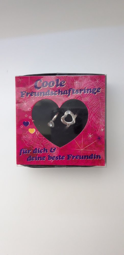 2 Herz Freundschaftsringe