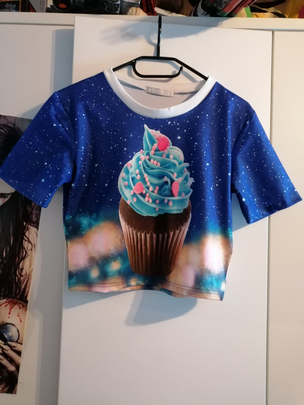 Cupcake Muffin Space Galaxy Croptop Japan / Harajuku