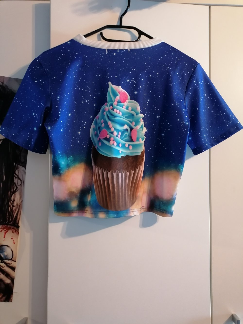 Cupcake Muffin Space Galaxy Croptop Japan / Harajuku