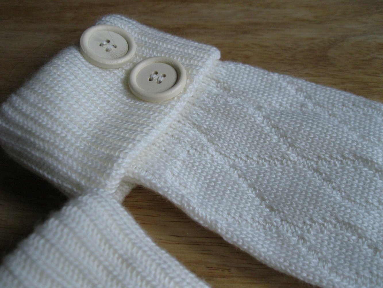 cremeweiße Socken / Strümpfe