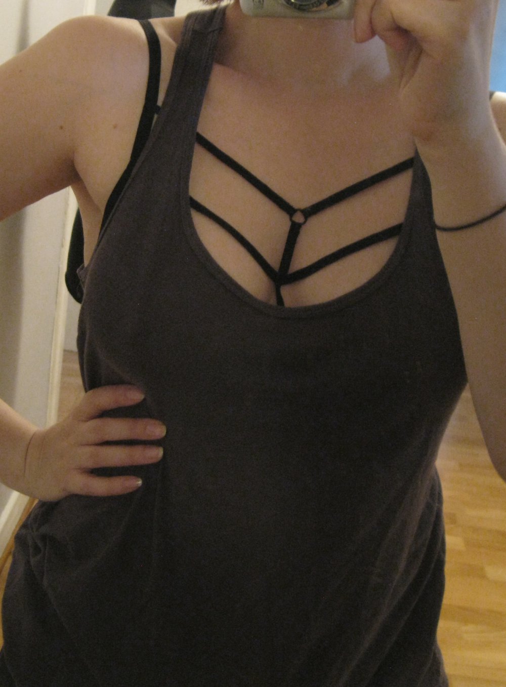 schwarzes Harness