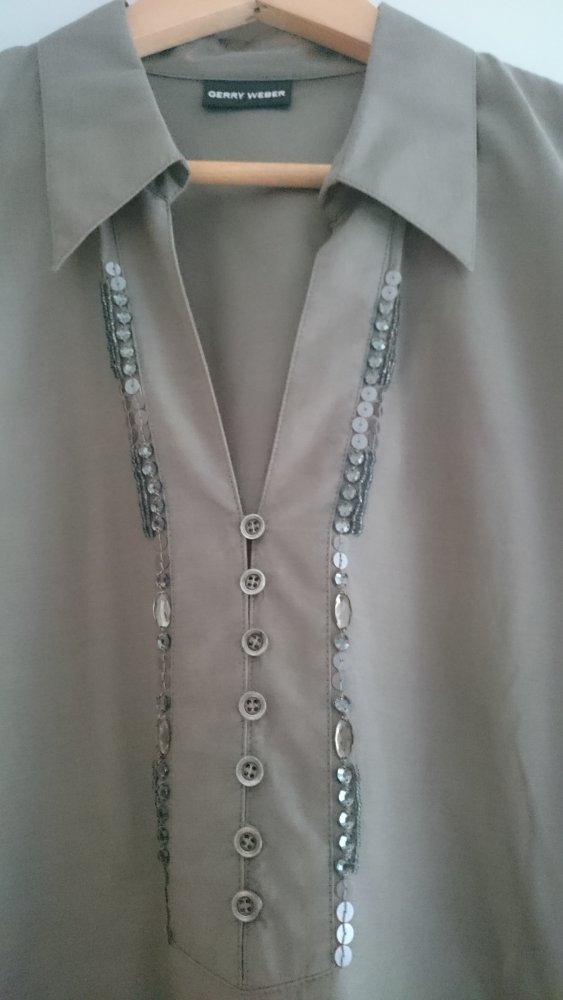 Bluse Gerry Weber mit Schmucksteinen Größe 44