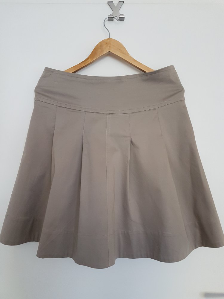 Falten Rock grau silber festlich Morgan 38