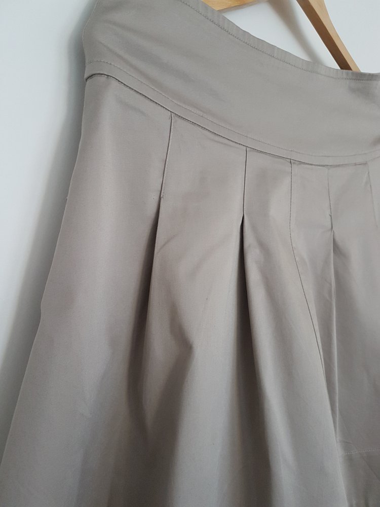 Falten Rock grau silber festlich Morgan 38