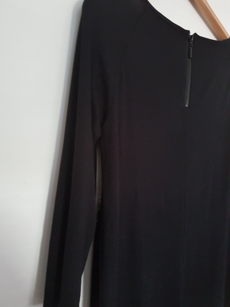 Schwarzes langes Oberteil Kleid 40 Reserved