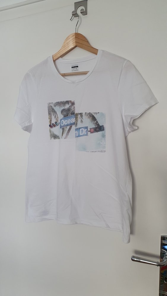 Shirt Noisy May Ocean Drive weiß XL