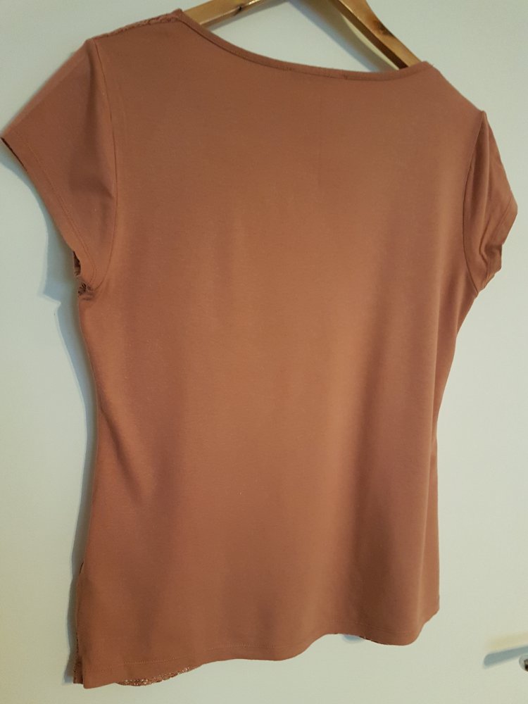 Spitzenshirt Anna Field lachsrot 40