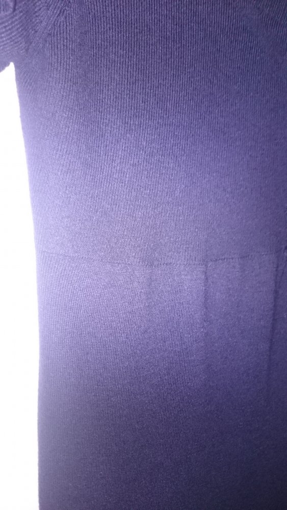 Langes Strickkleid Kurzarm von S.Oliver Größe 38