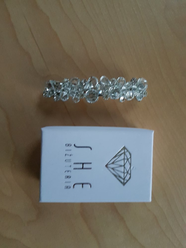 Haarspange Schmucksteine funkelnd Hochzeit