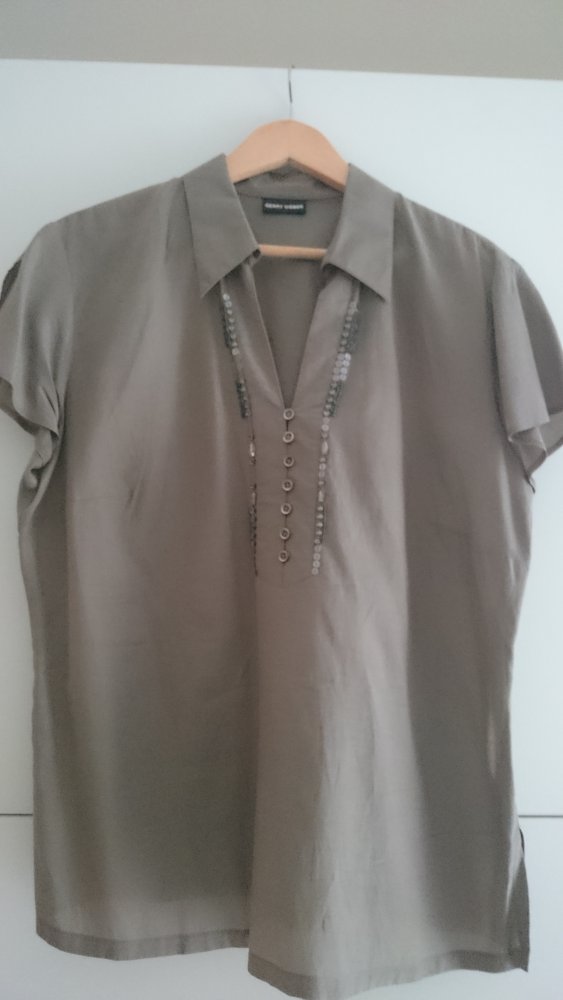 Bluse Gerry Weber mit Schmucksteinen Größe 44