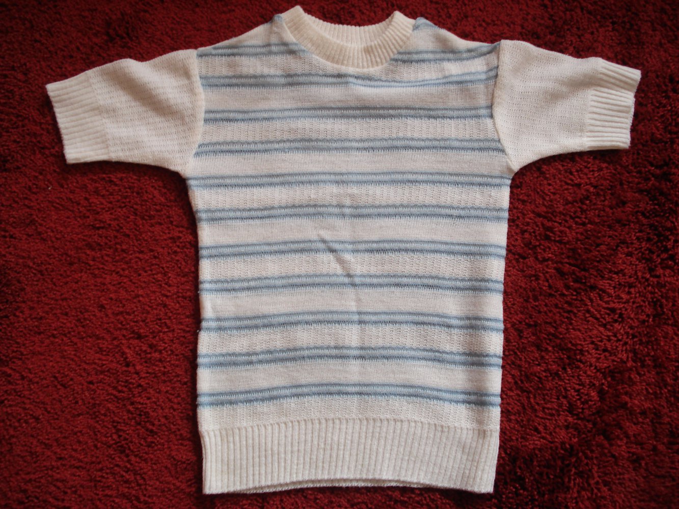 DDR-Shirt blau-weiß-gestreift