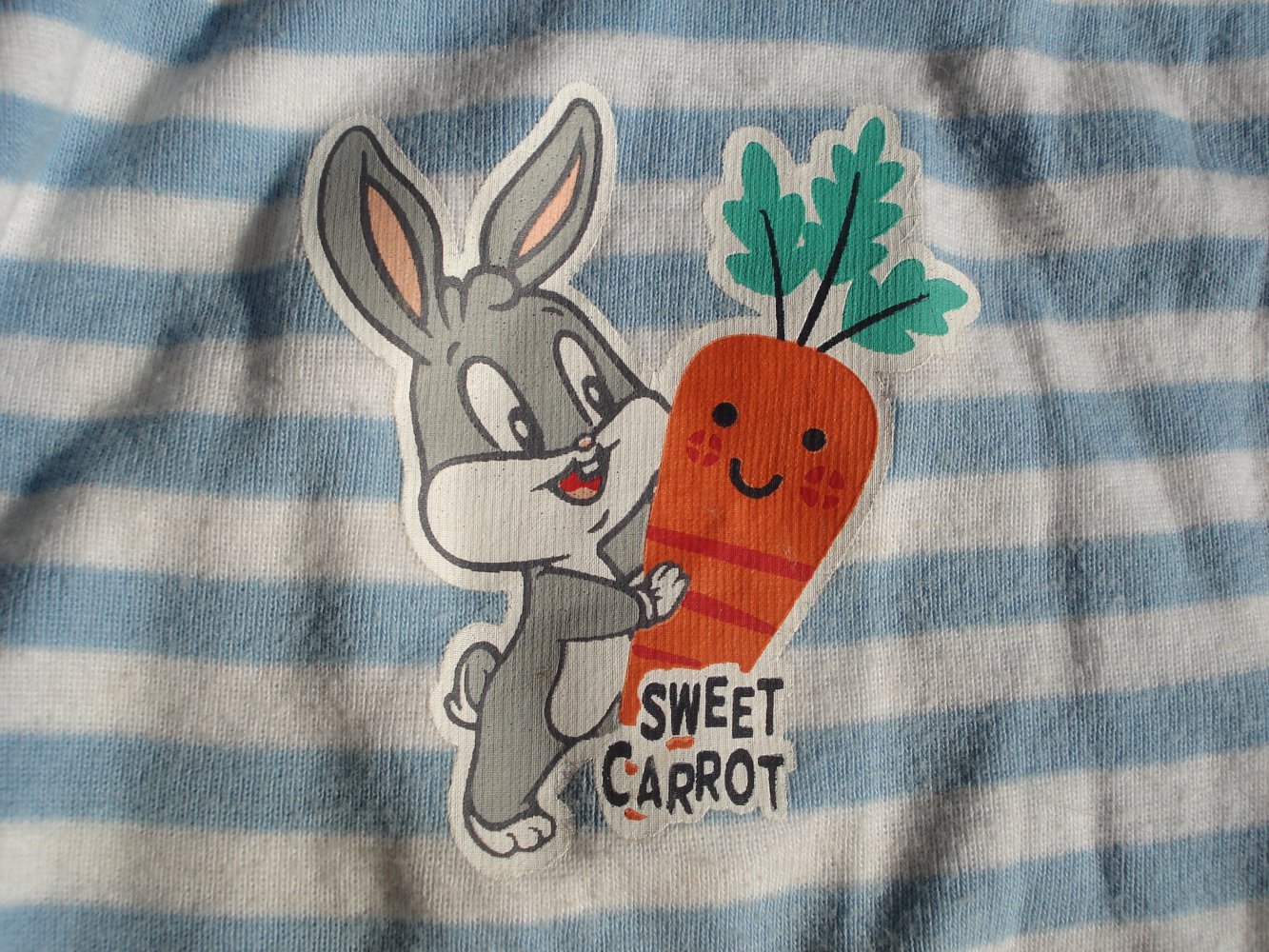 gestreifter Langarm-Body Hase