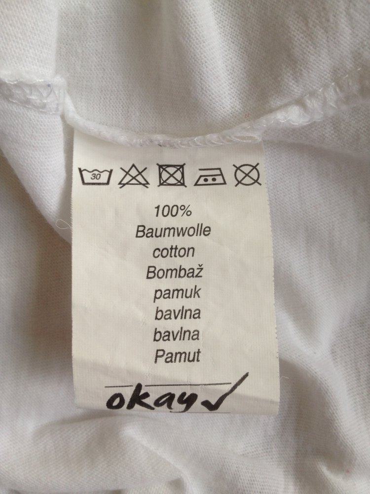 T-Shirt von Okay in weiß, Gr. 52/54