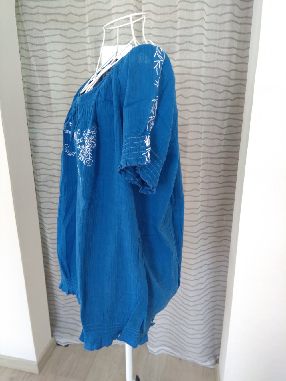 Blaues Tunika Shirt